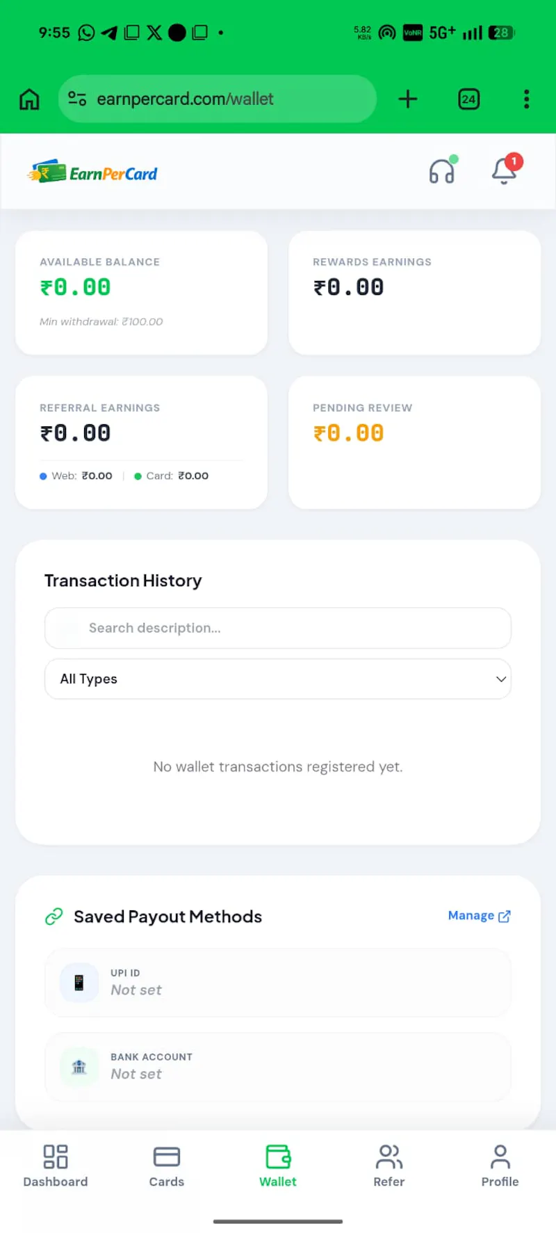 EarnPerCard screenshot 3