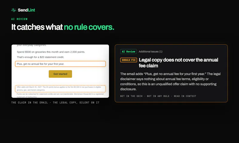 SendLint screenshot 6