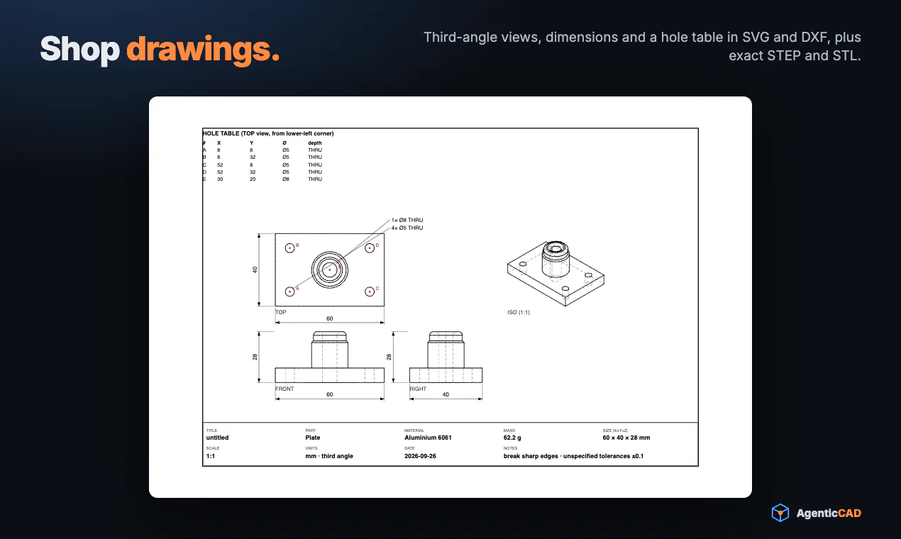 Agentic CAD gallery image