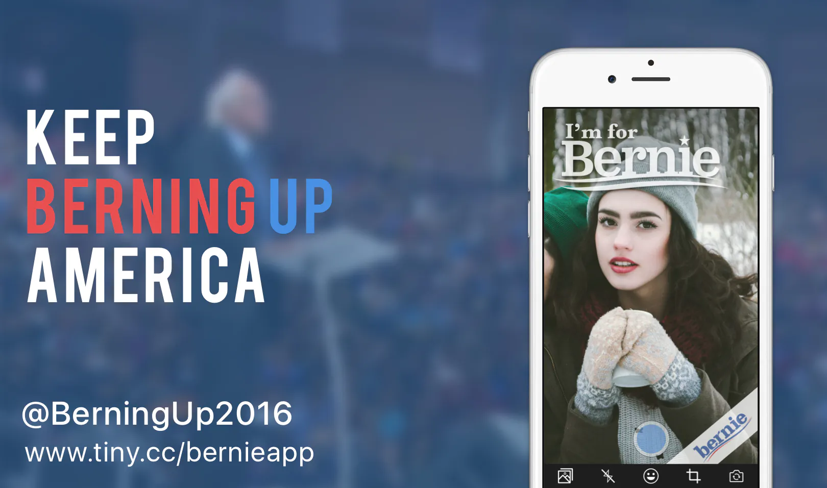 Berning Up - Show your Support for Bernie!