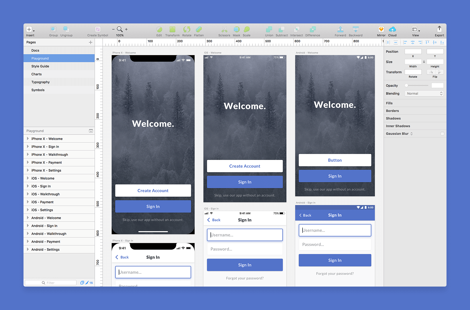 UI Design System Image