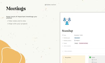 Notion Work and growth planner gallery image