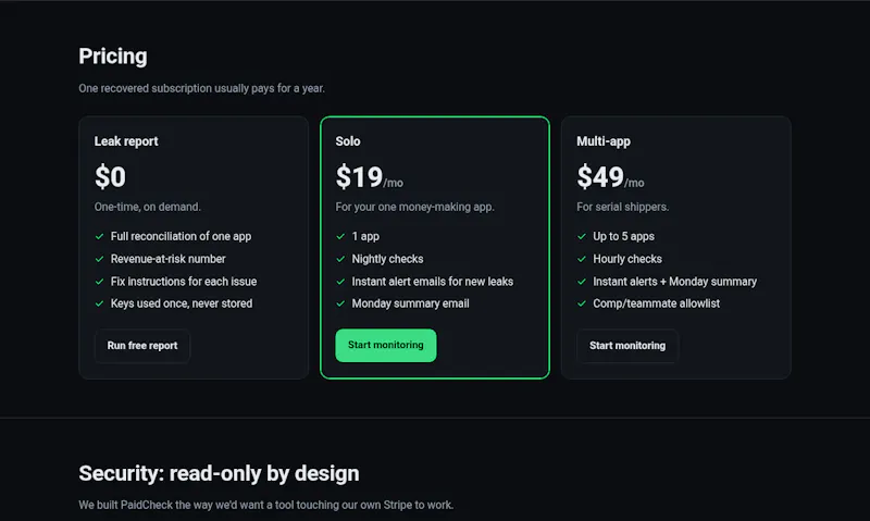 PaidCheck screenshot 4