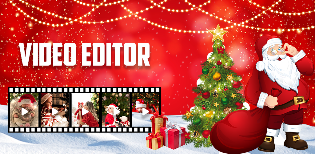 Kerstvideo -maker 2022 - Kerstvideo -maker met muziek media 1