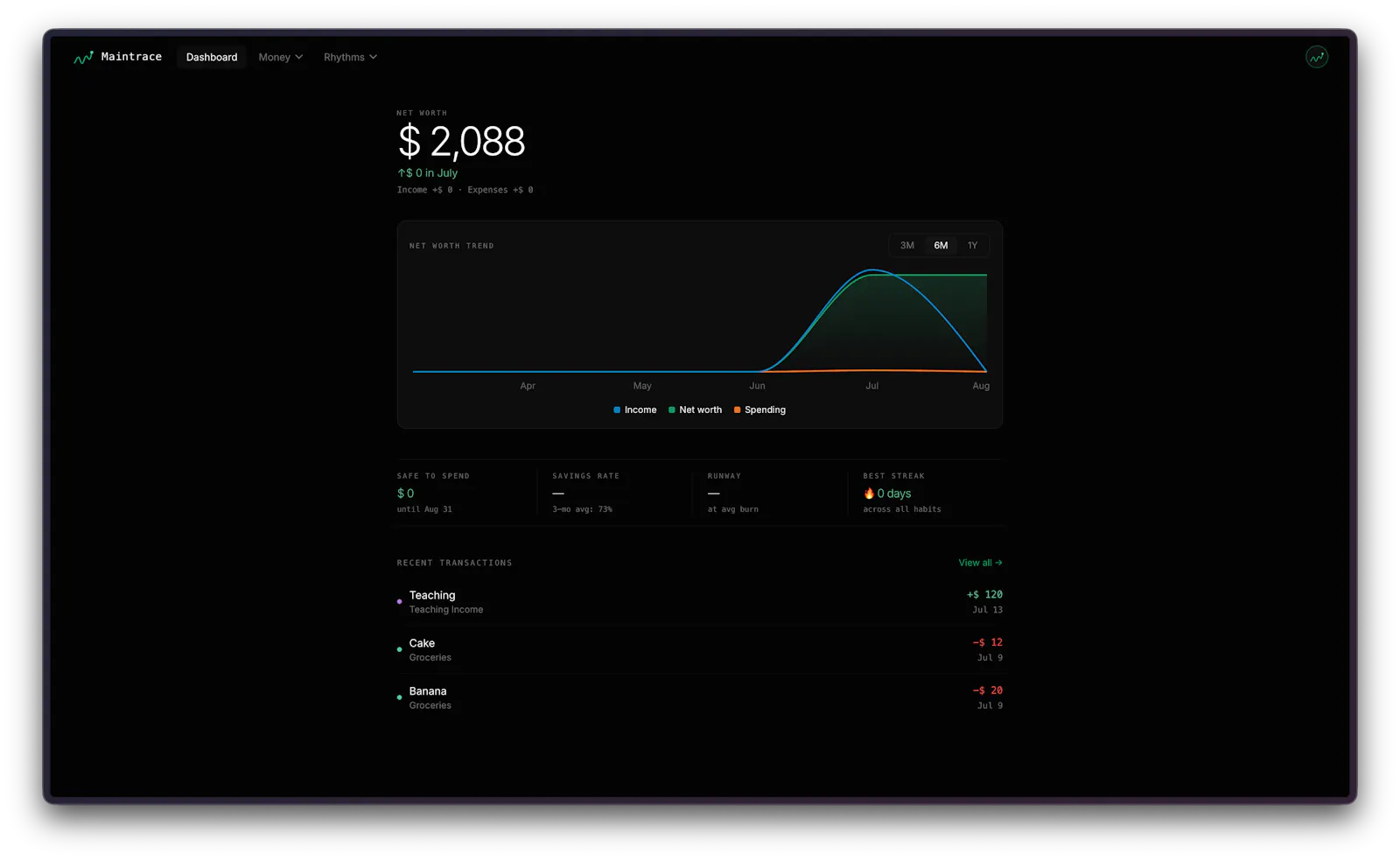Maintrace screenshot 3