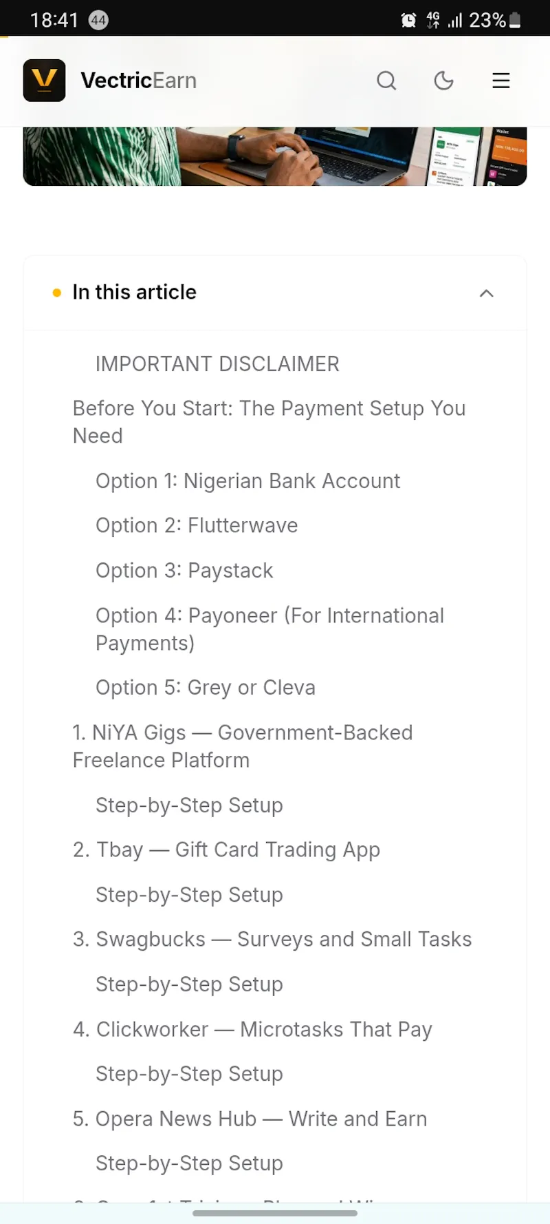 VectricEarn screenshot 9