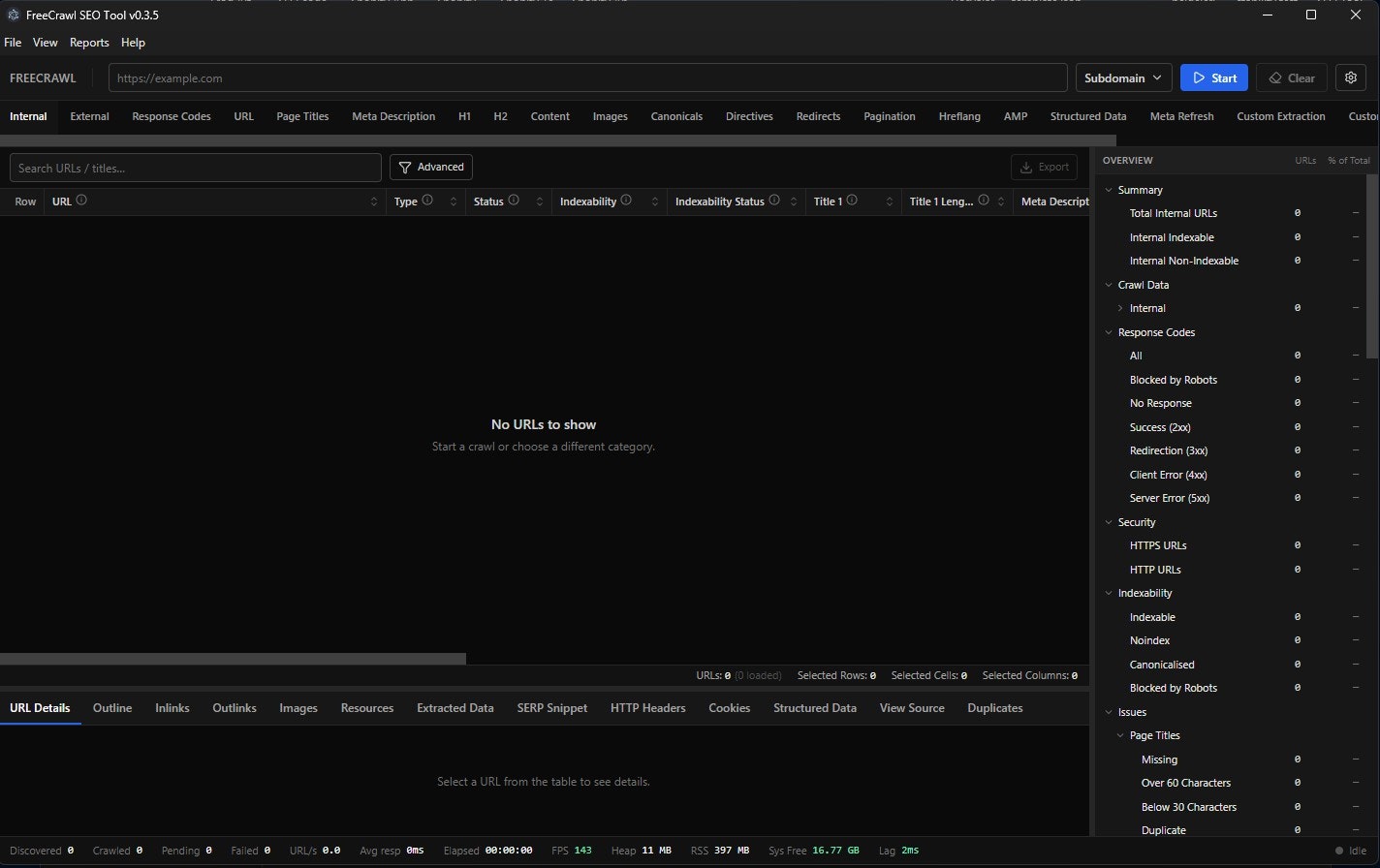 FreeCrawl SEO Tool gallery image