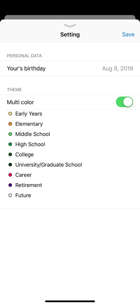 Your life weekly calendar gallery image