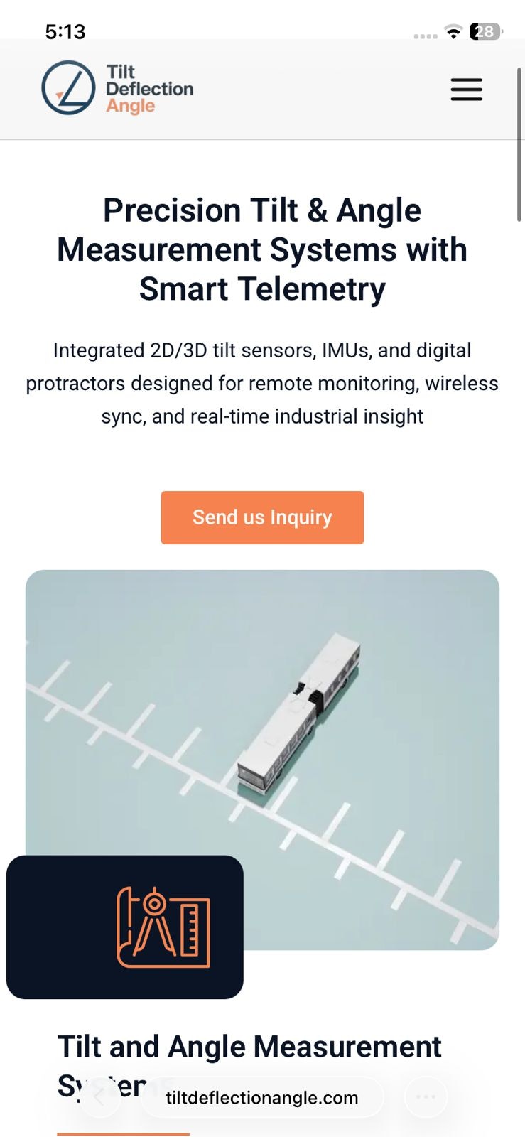 Tilt Deflection Angle Analyzer - Screenshot 3 showing product features and functionality