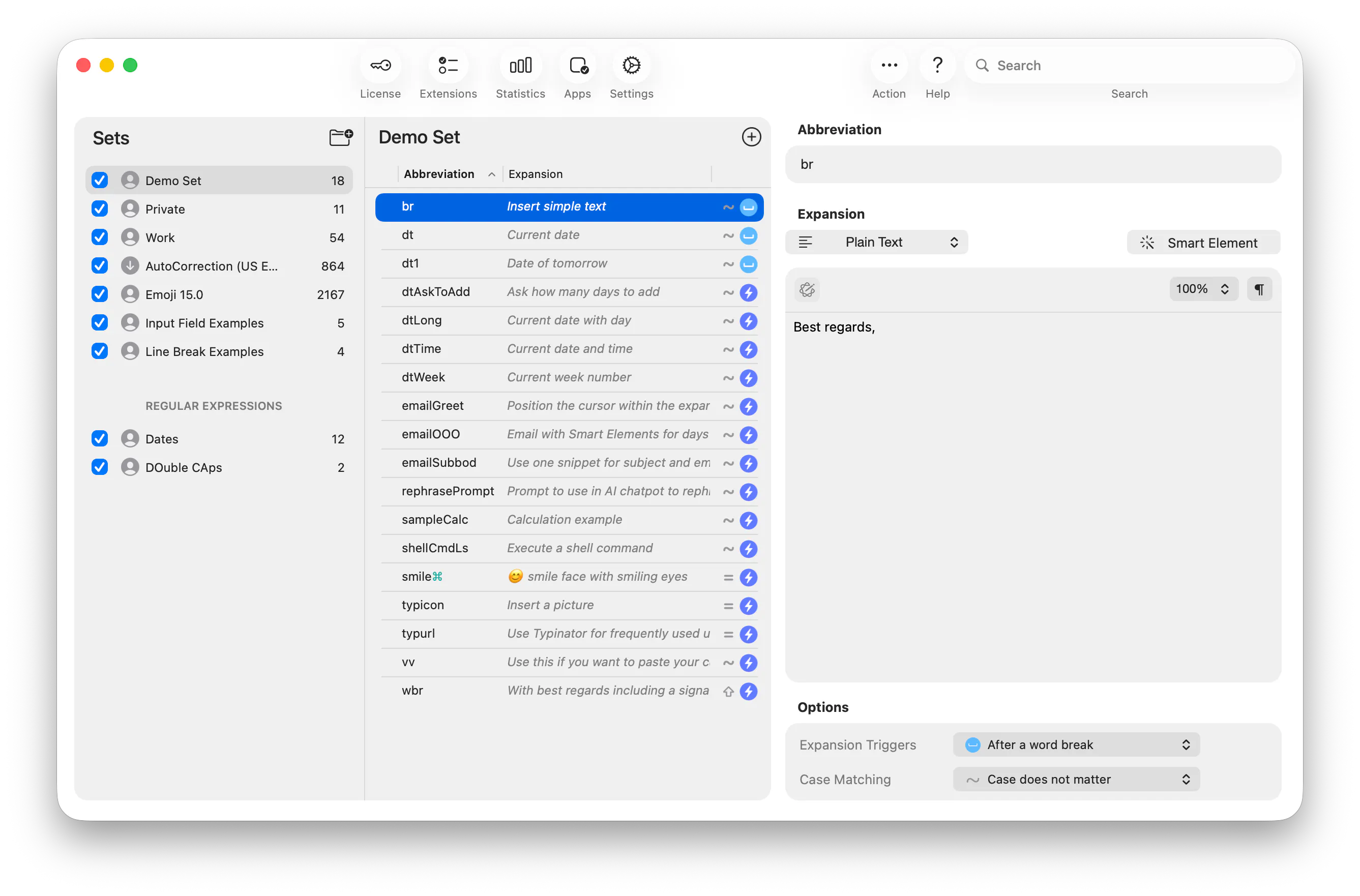 Typinator 10 : The fast and private text expander for macOS and iOS ...