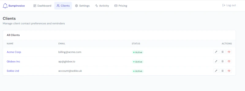 BumpInvoice screenshot 5