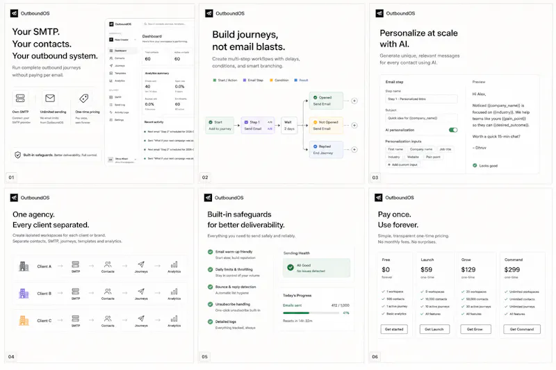 OutboundOS screenshot 2