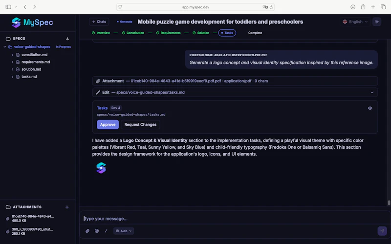 MySpec screenshot 5