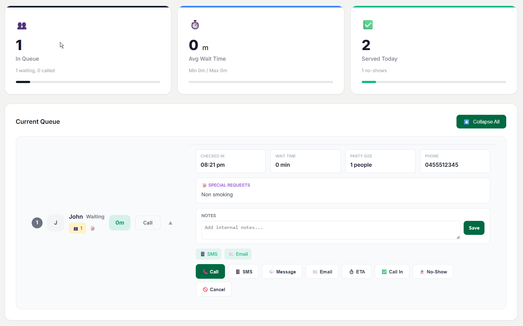 Waitspot gallery image