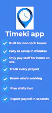 Timeki ā Geofence Time Tracking gallery image