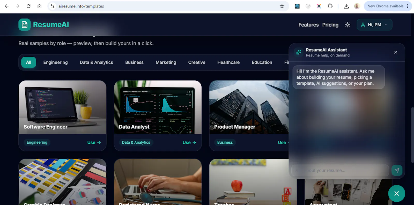 ResumeAI screenshot 1