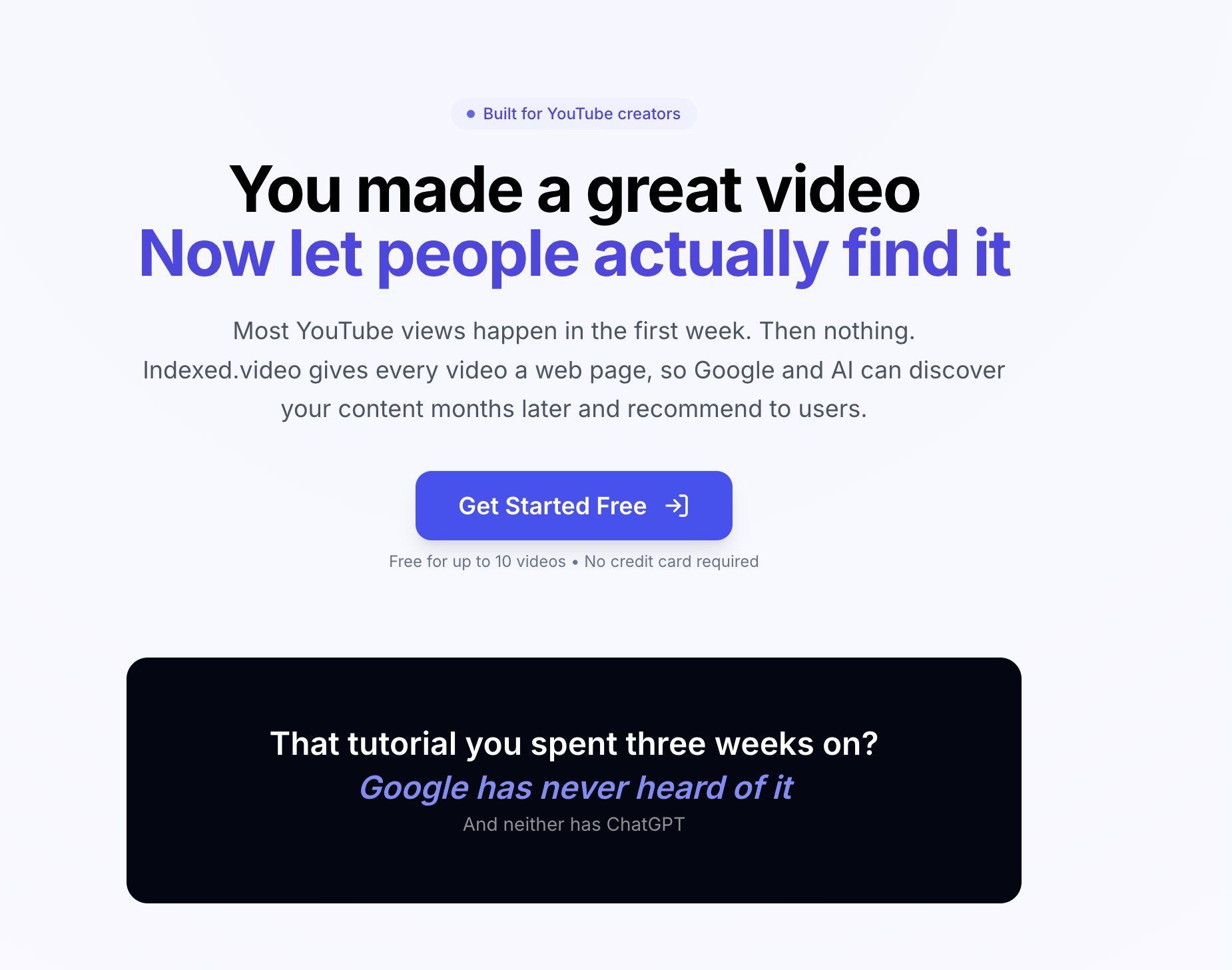 Indexed.video gallery image
