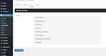 Simple Product Tabs For WooCommerce gallery image