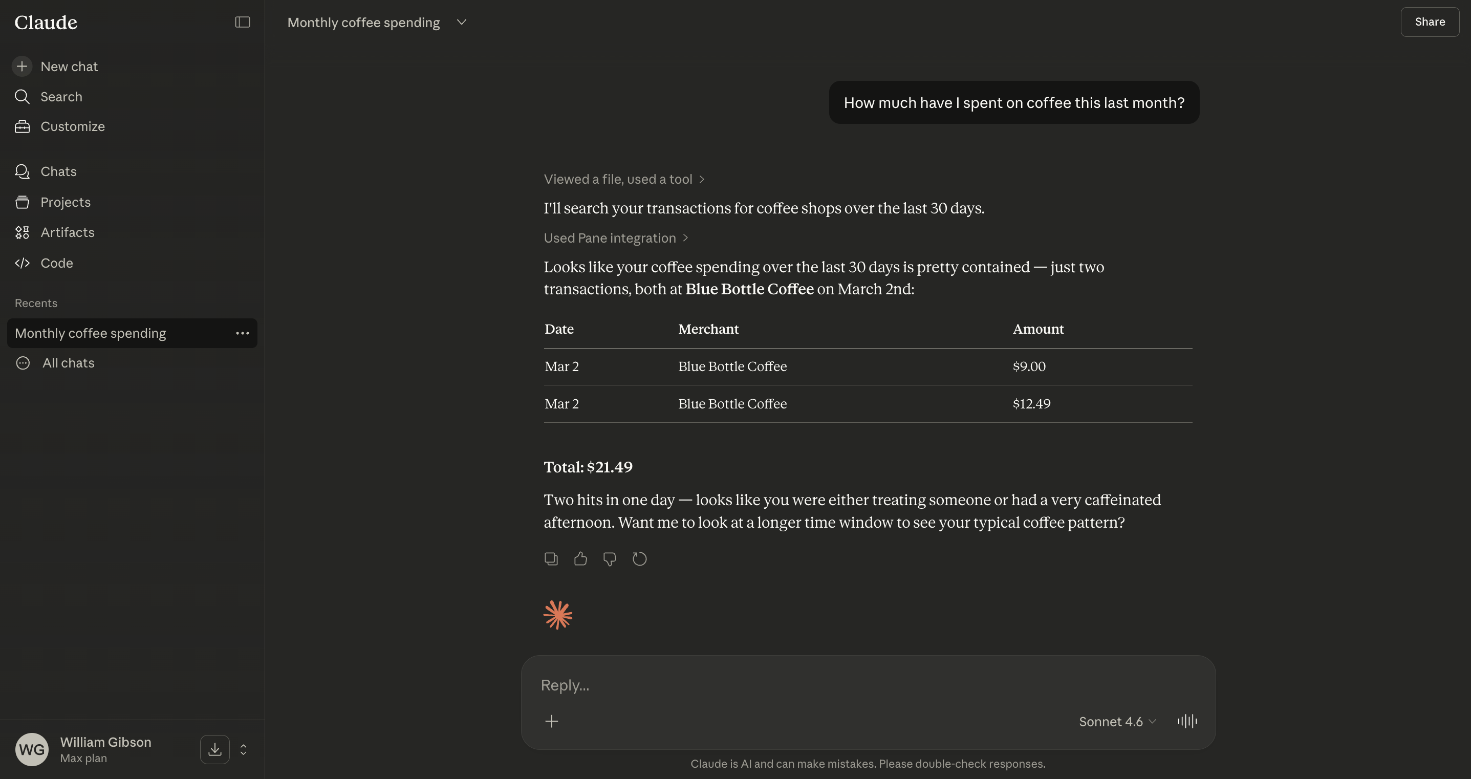 Pane - Main product screenshot demonstrating key features and user interface