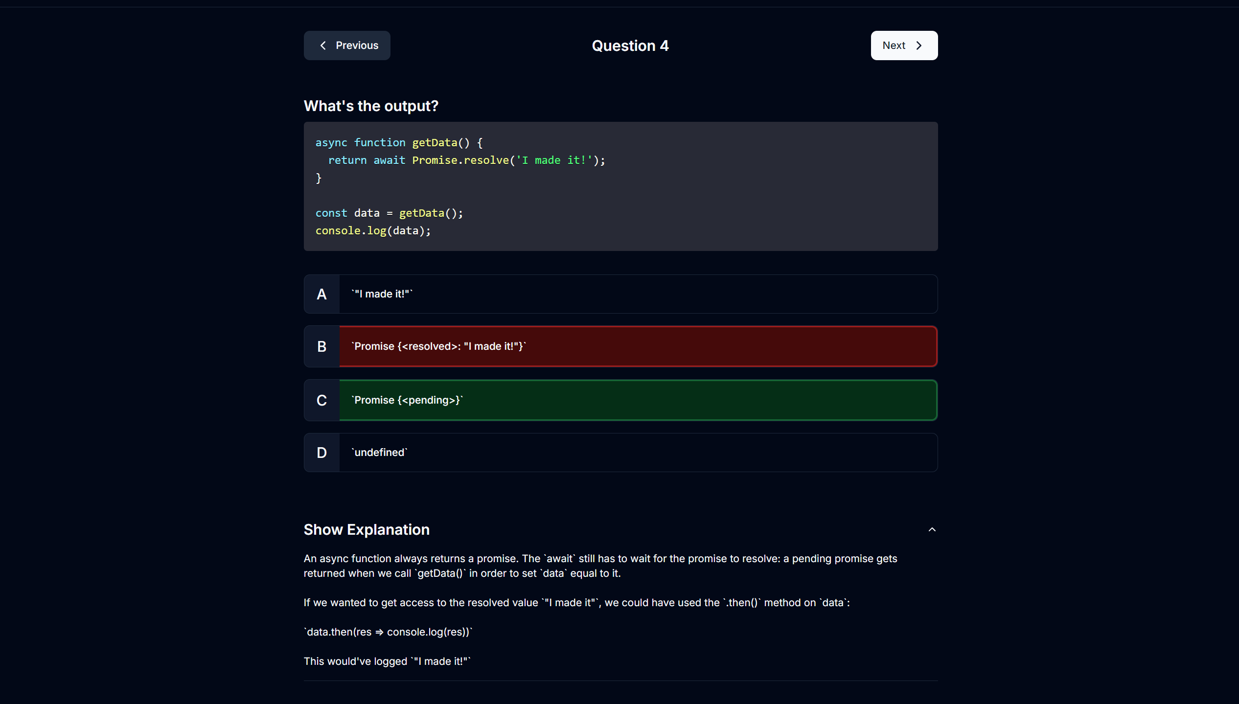 Bài kiểm tra chuẩn bị phỏng vấn JavaScript media 2