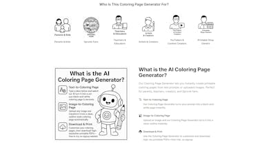 Coloring Page Generator gallery image