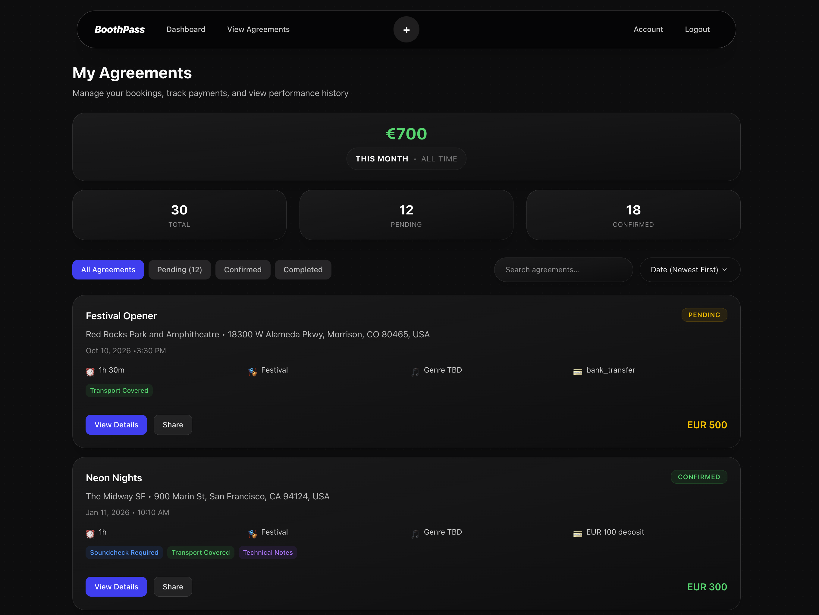 BoothPass - Screenshot 2 showing product features and functionality
