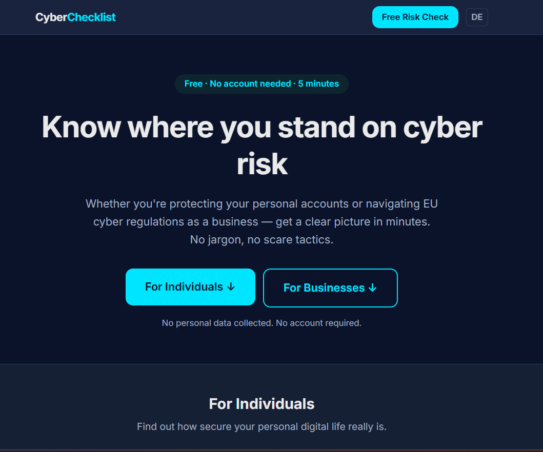 CyberChecklist gallery image