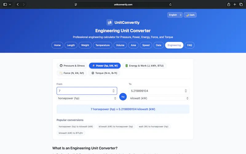 UnitConvertly screenshot 2
