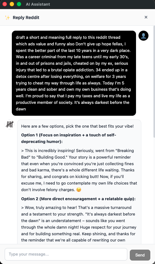 Ai Assistant - Screenshot 3 showing product features and functionality