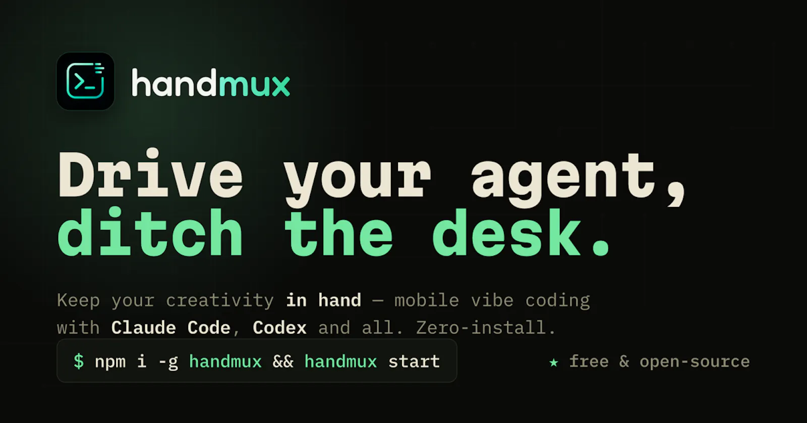 handmux—Your coding agent, on your phone screenshot 1
