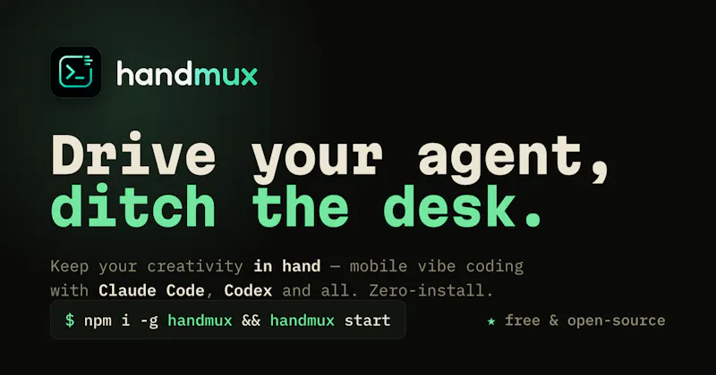 handmux—Your coding agent, on your phone screenshot 1