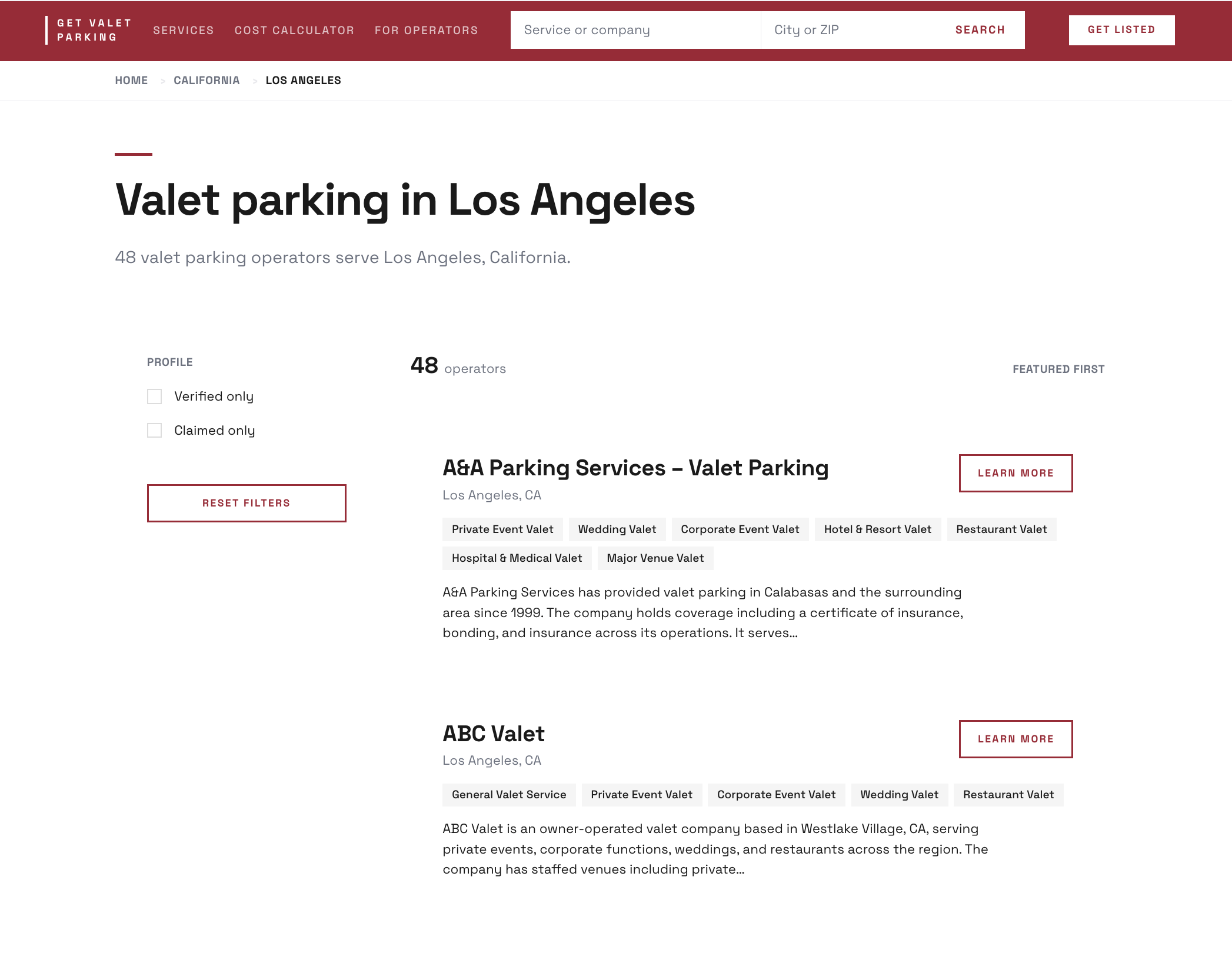 GetValetParking.com gallery image