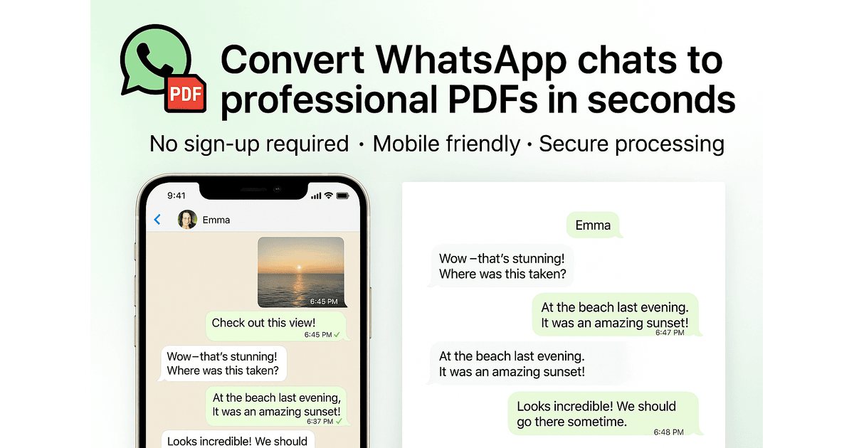 whatsapp เป็นตัวแปลง PDF media 1