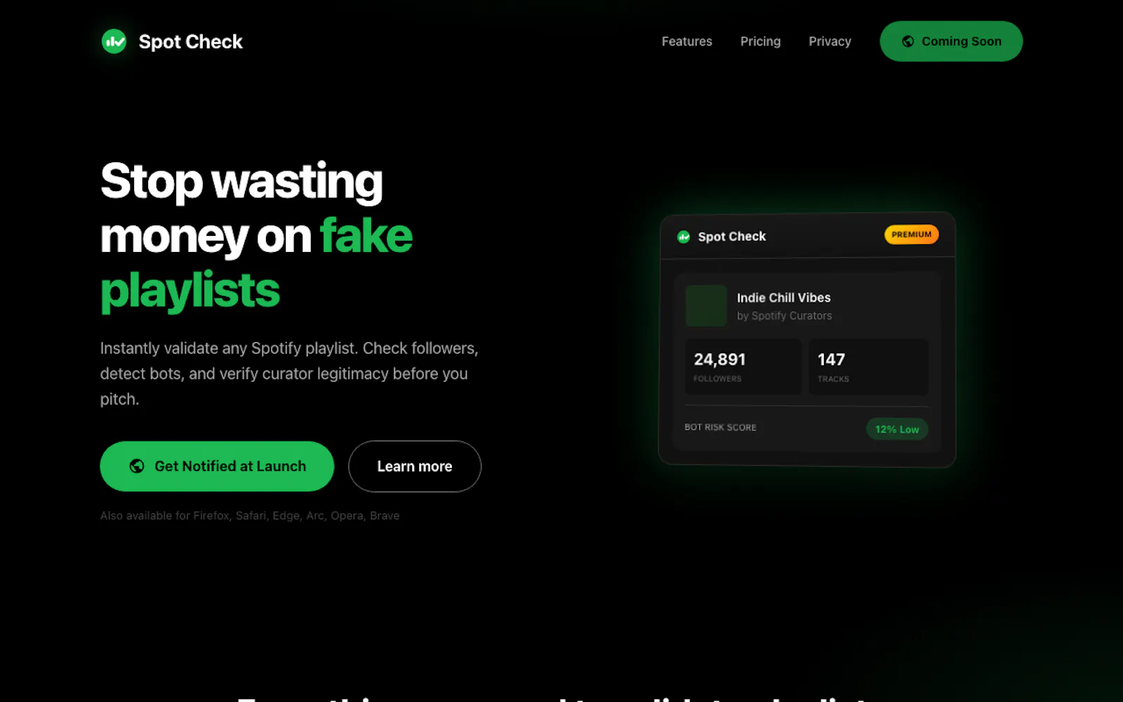 SpotCheck screenshot 2
