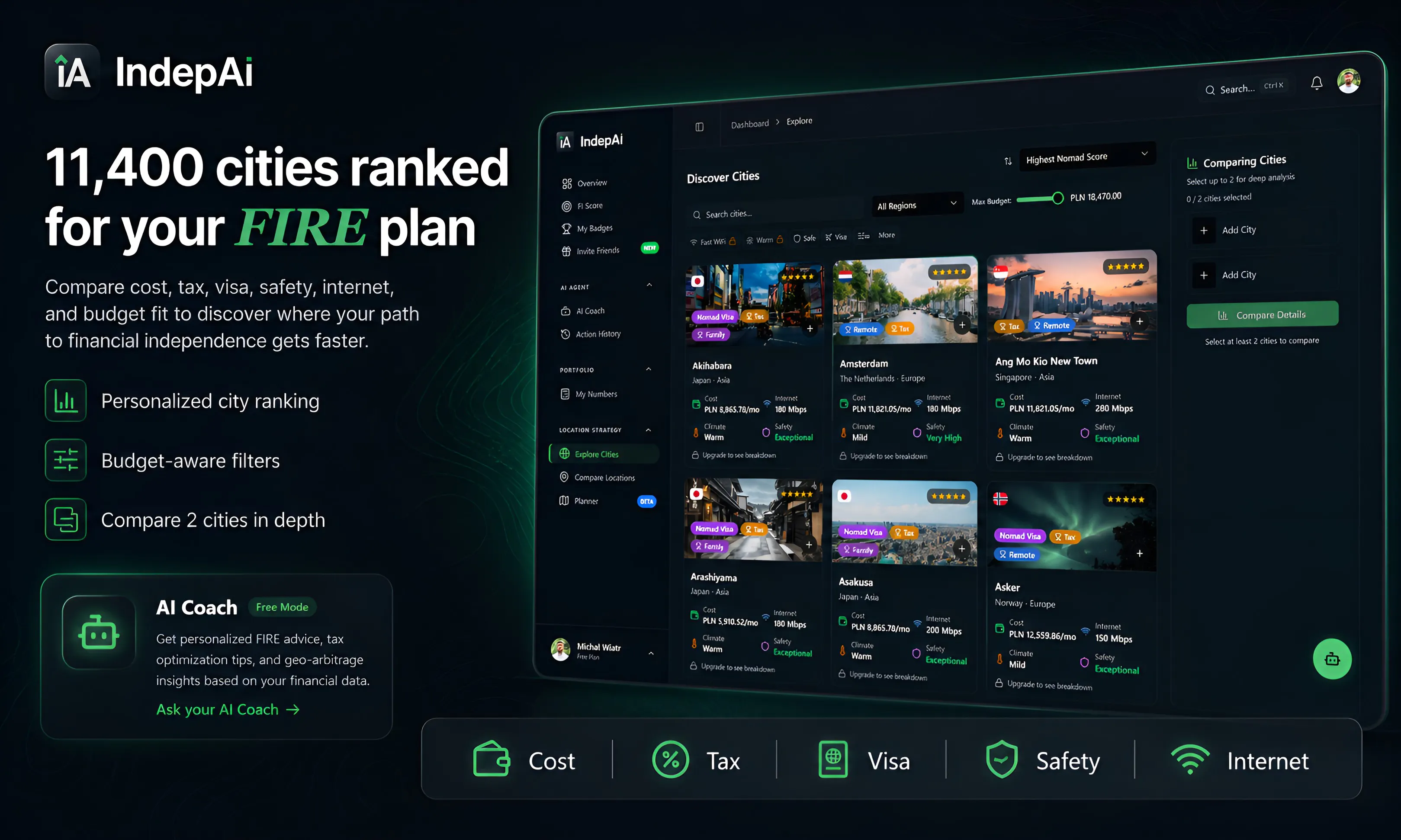 IndepAI - Find Your Fastest FIRE gallery image