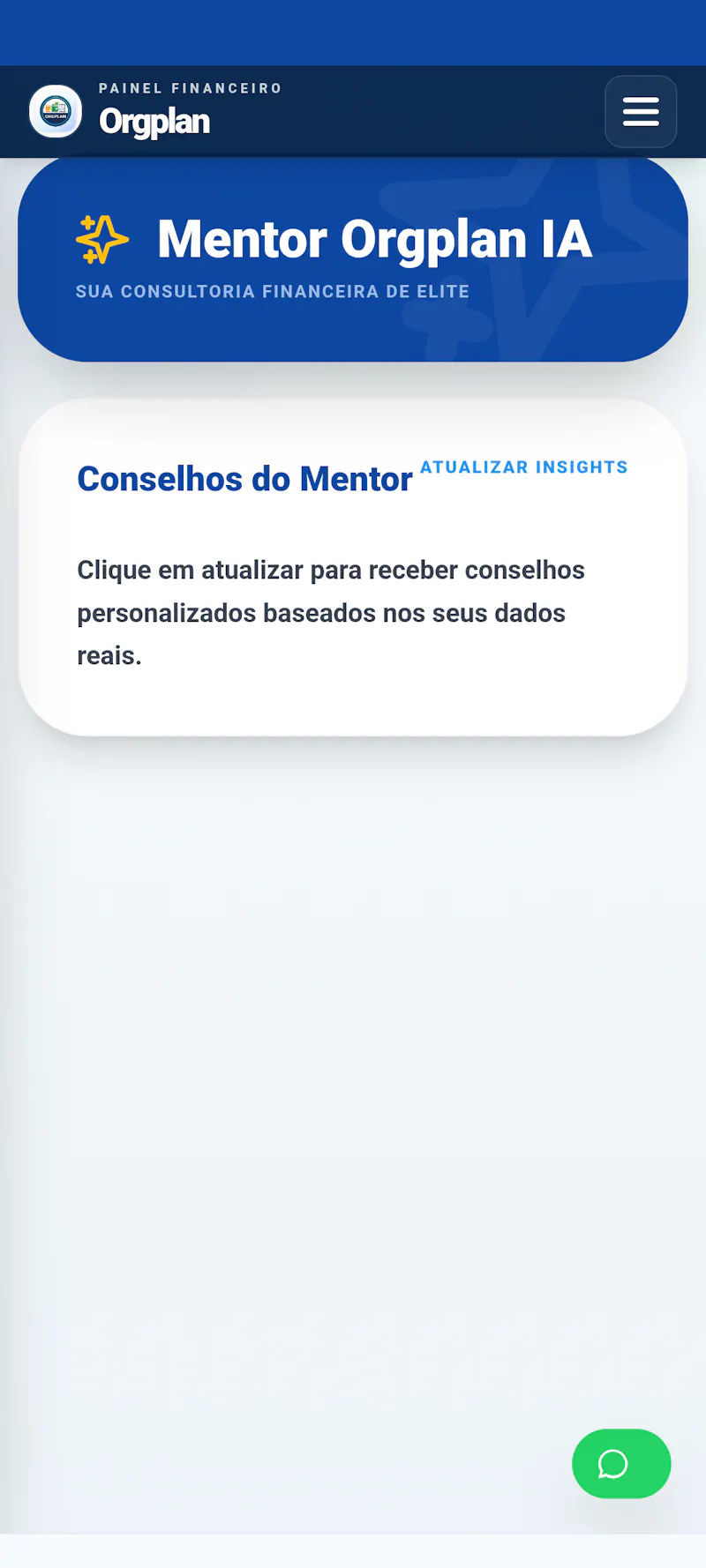 Orgplan seu controle financeiro  screenshot 1