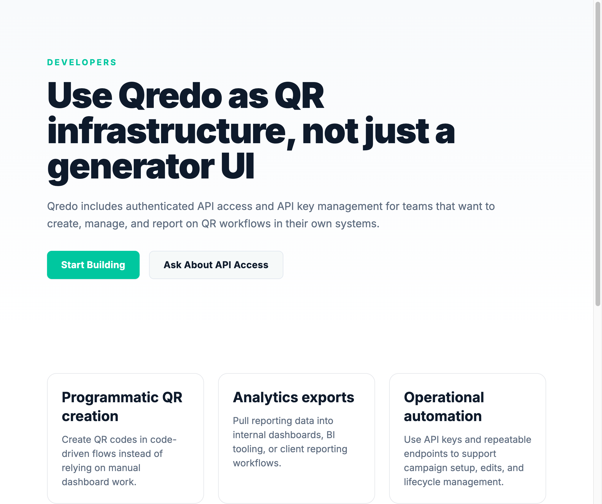 Qredo - Screenshot 3 showing product features and functionality