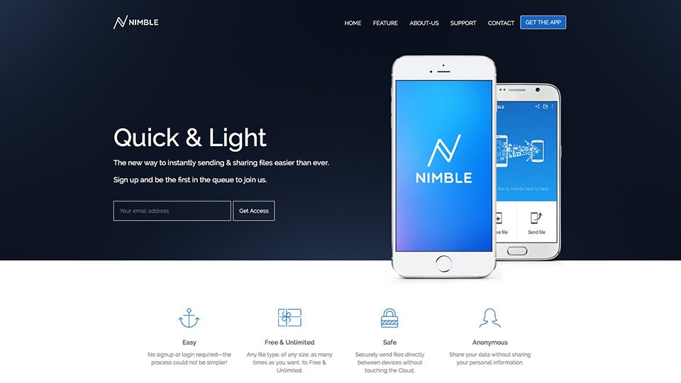 Nimble Theme for WordPress gallery image