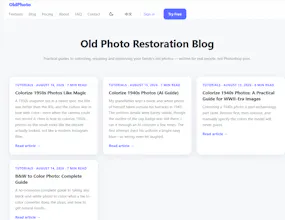 Old Photo Restoration gallery image