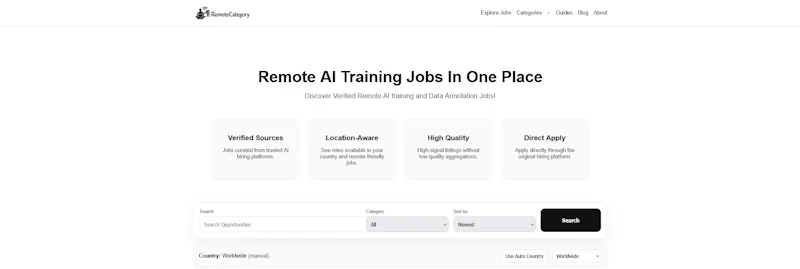 RemoteCategory screenshot 1