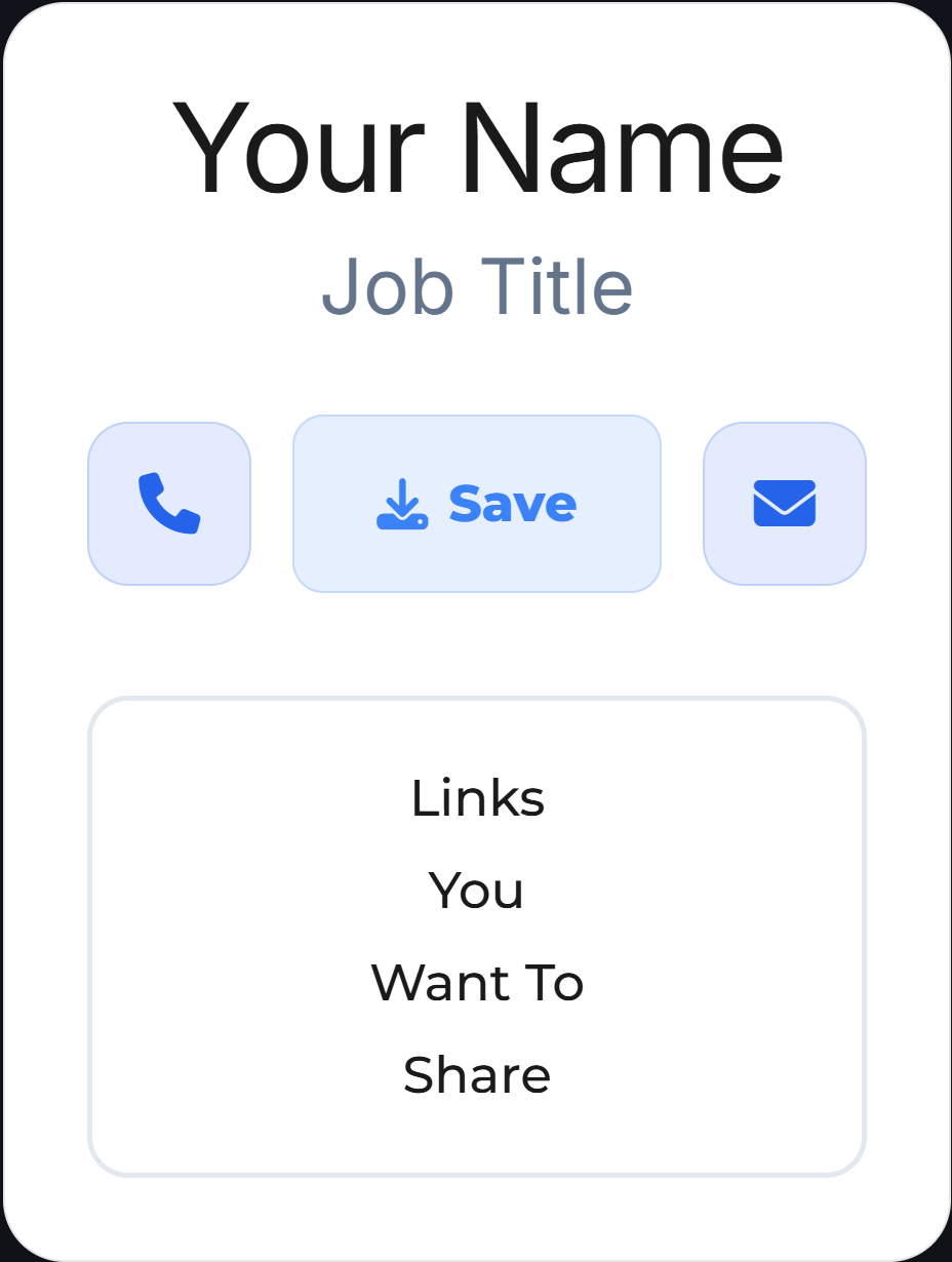 My Card: Digital Business Card gallery image