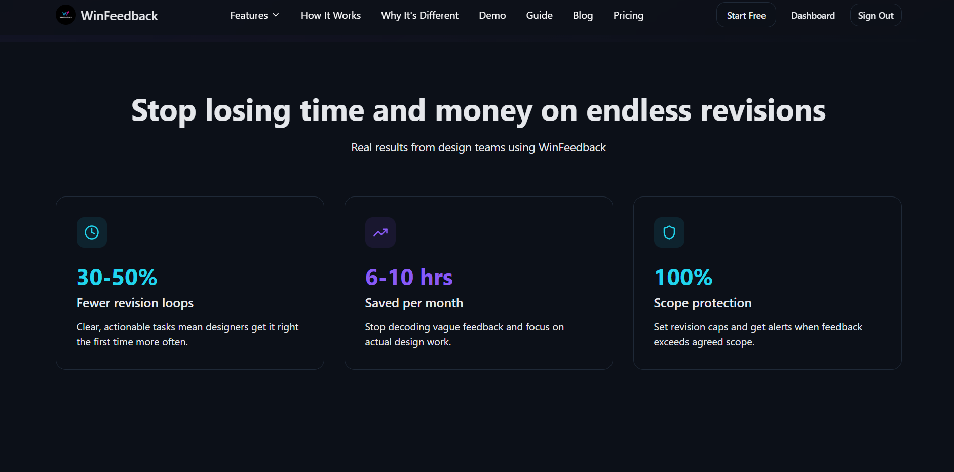 WinFeedback - Screenshot 3 showing product features and functionality