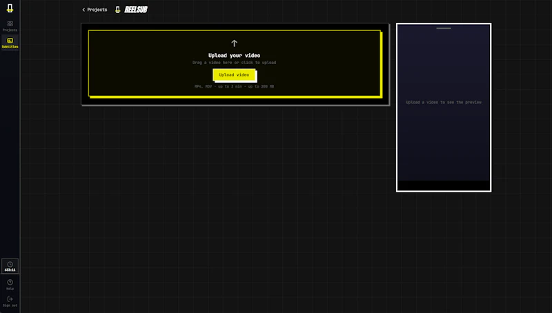 Reelsub App screenshot 2