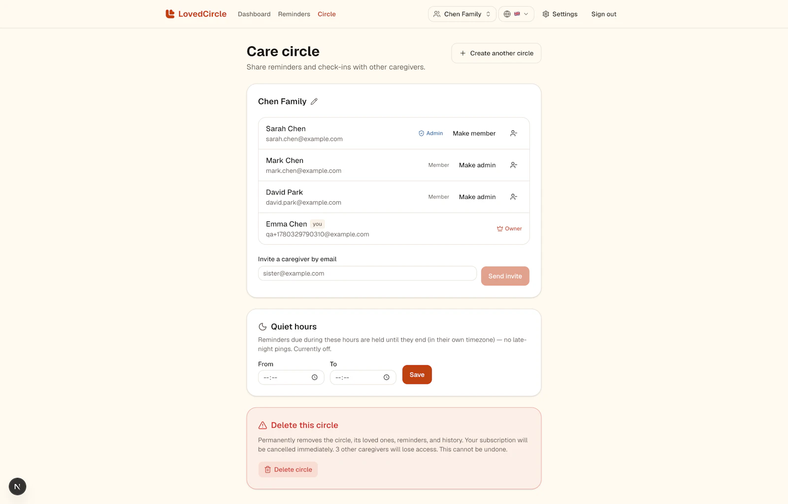 LovedCircle screenshot 3