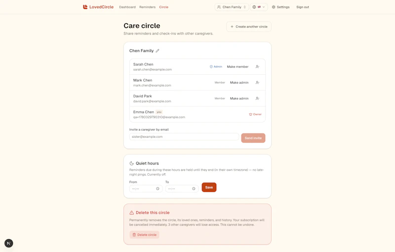 LovedCircle screenshot 3
