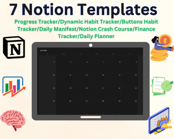 7 Notion Templates gallery image