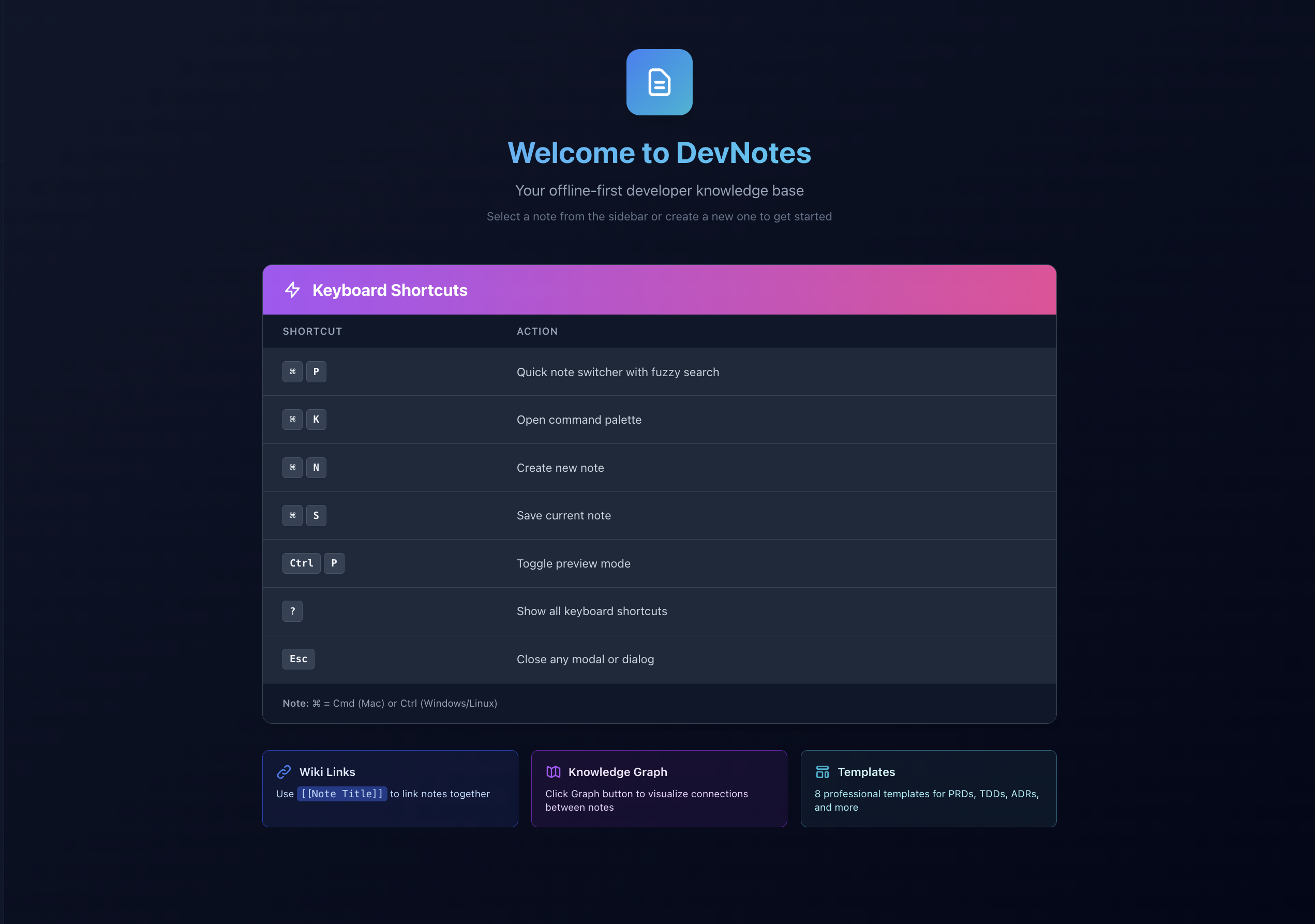 DevNotes gallery image