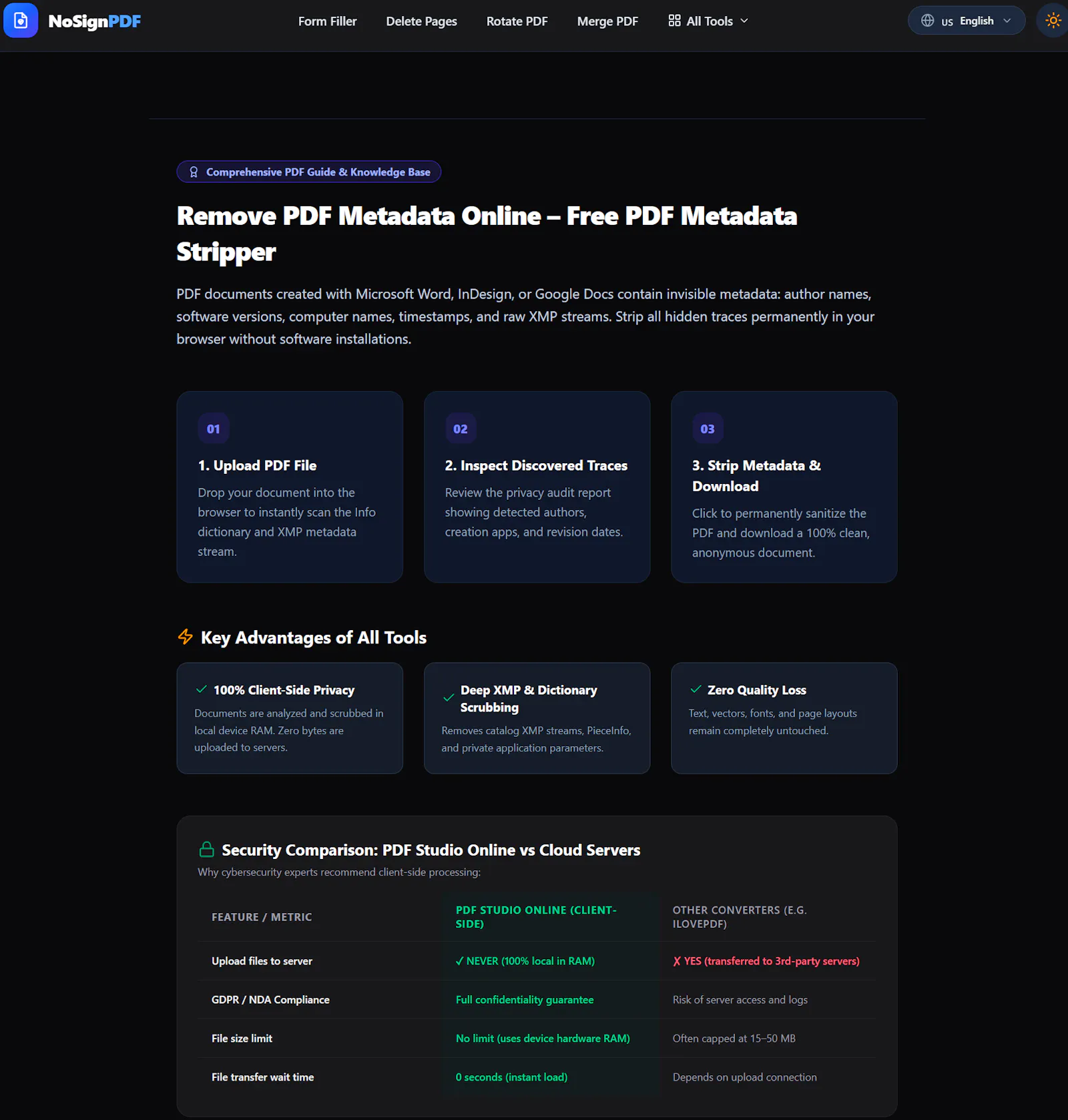 NoSignPDF screenshot 2