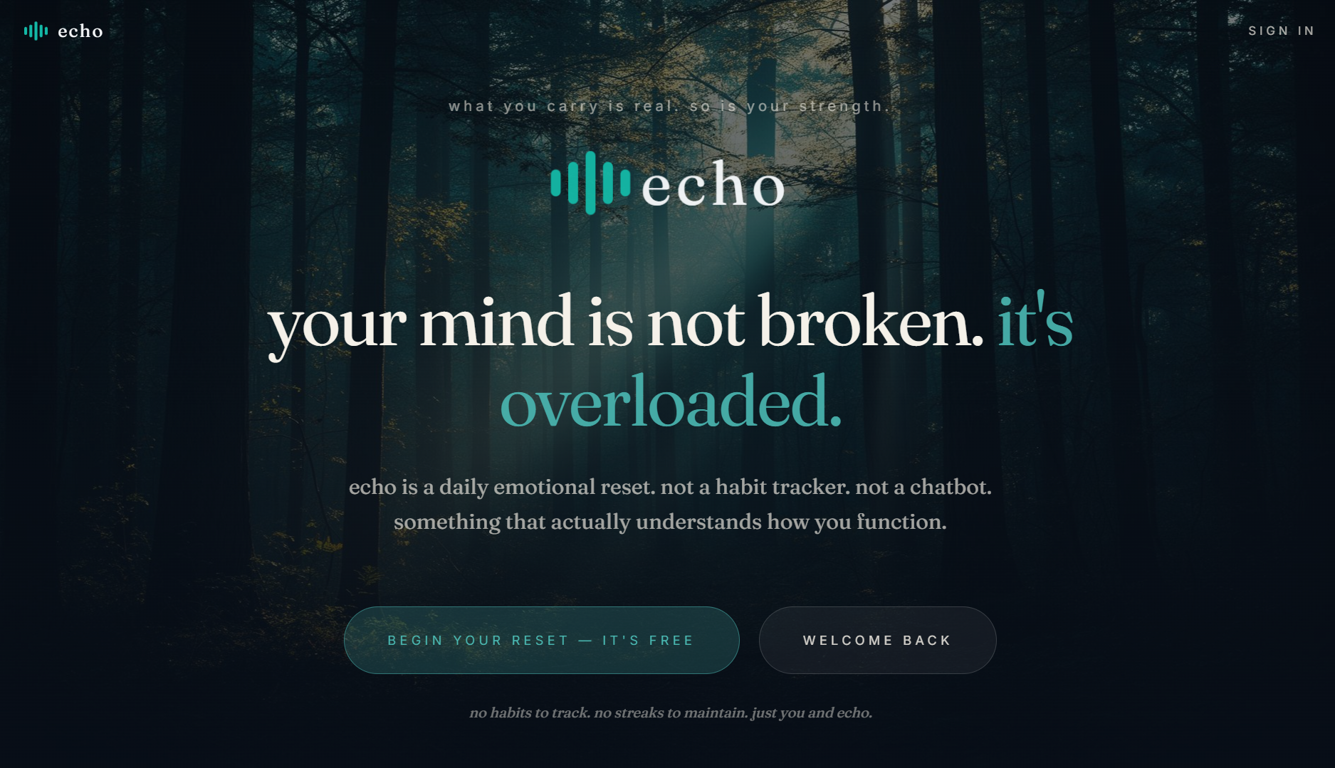 Echo — Your Daily Emotional Reset gallery image
