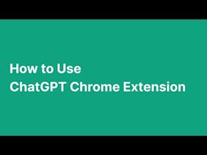 ChatGPT for Chrome Extension gallery image